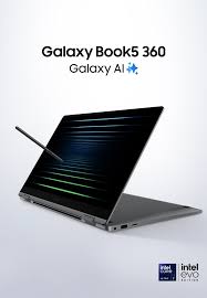 SAMSUNG GALAXY BOOK 5 PRO 360 (NP960QHA-KG1US) Copilot+ PC 16” 3K AMOLED TOUCHSCREEN LAPTOP 2-in-1 GRAY (con Pad Numerico)